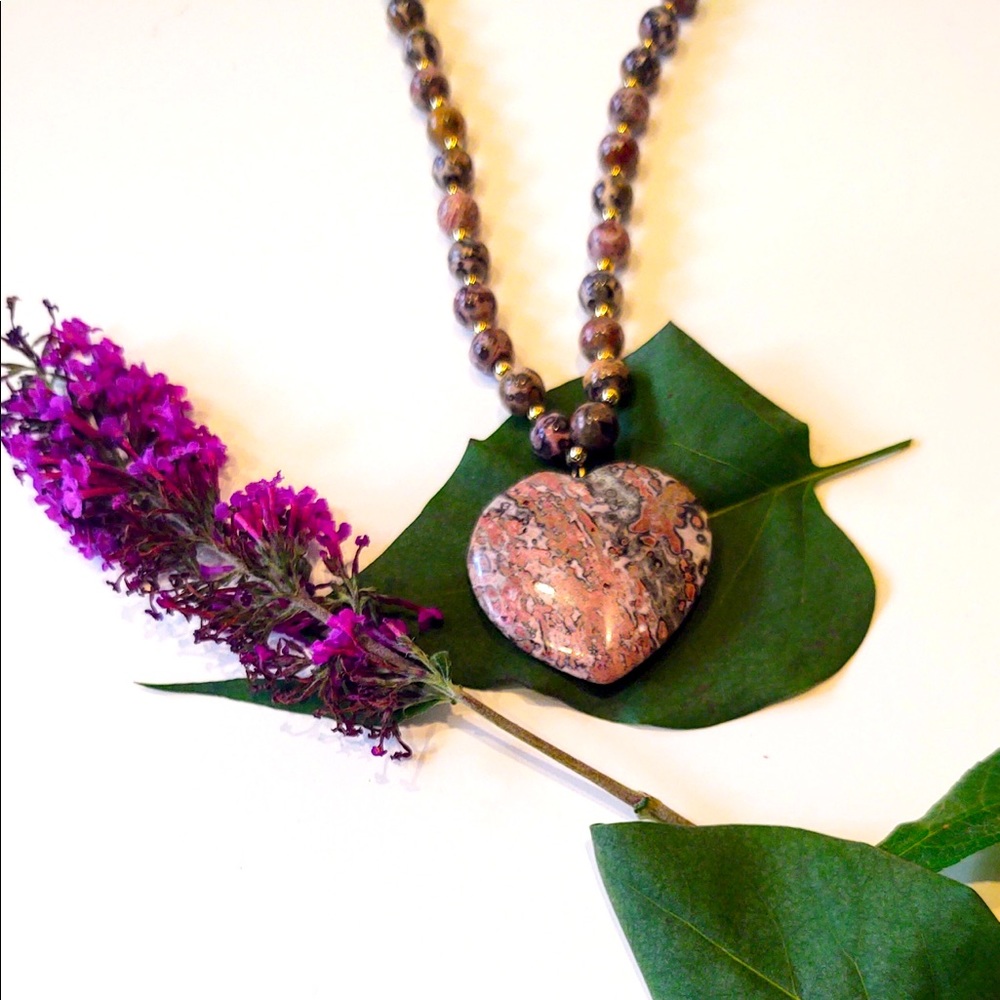 Stone Heart Necklace